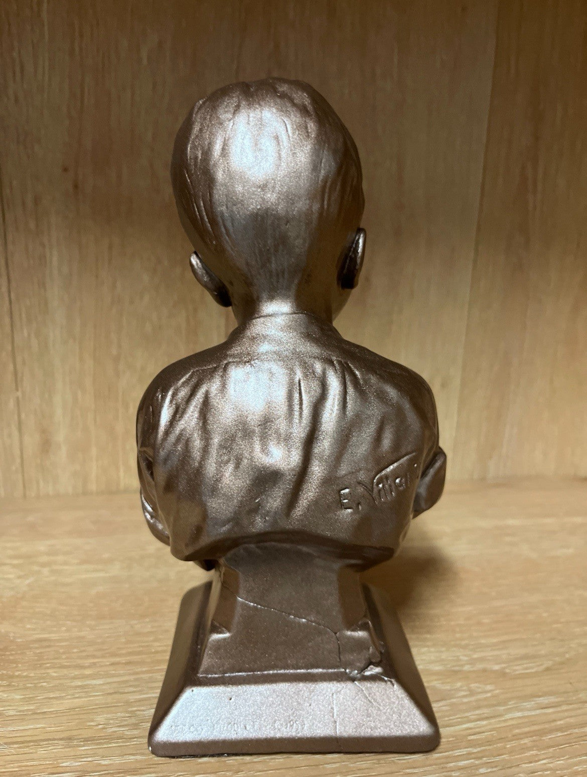 Signed and Marked Emmanual Villanis Bookend Busts Boy Playing Flutes