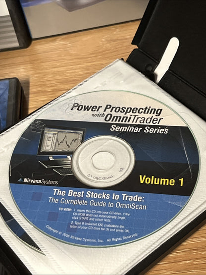 OmniTrader Investor Trading Software PC Stock Shares Stockmarket -9 CD-ROM (9pc)