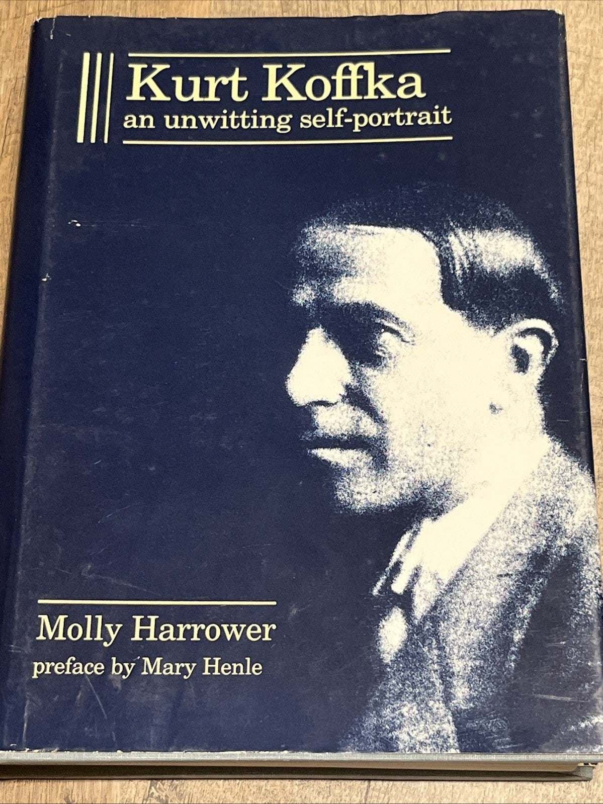 KURT KOFFKA: AN UNWITTING SELF-PORTRAIT By Molly Harrower - Hardcover EXCELLENT