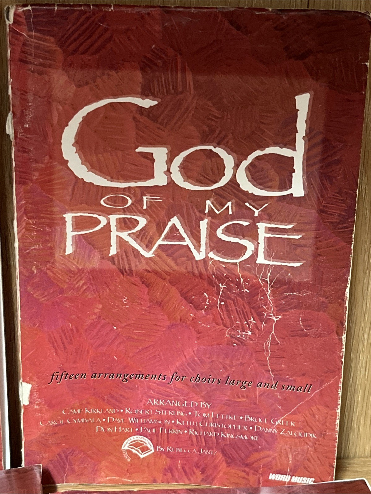 Lot Of 5 God Of My Praise Word Music Songbook Choral Collection Camp Kirkland
