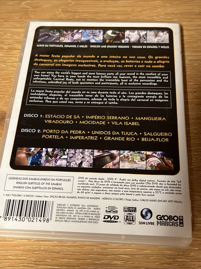 Portuges carnival dvd Rio De Janeiro , All Regions (DVD, 3 Discs)
