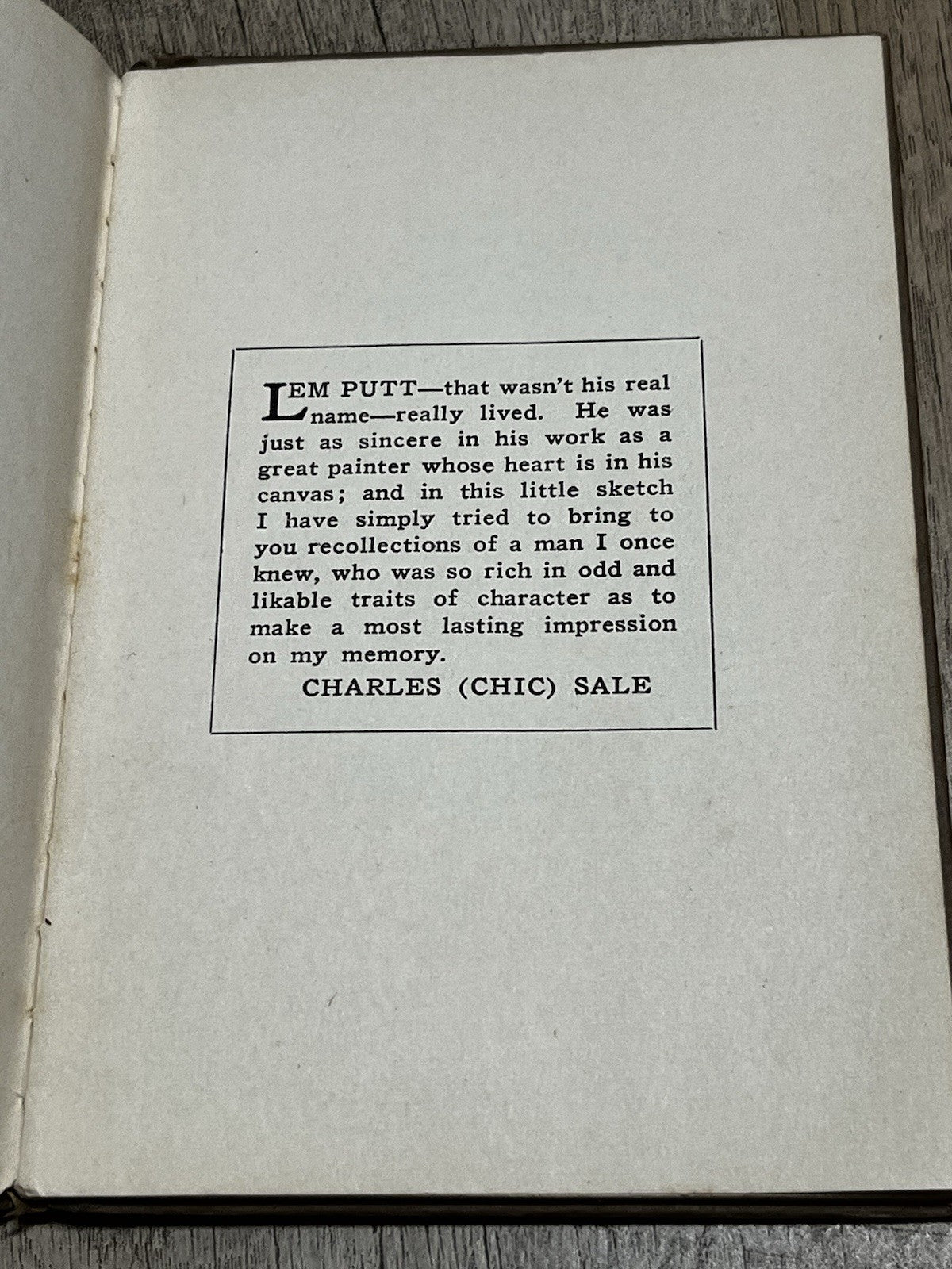 THE SPECIALIST 1st Edition by Charles Chic Sale 1929 Illustrated