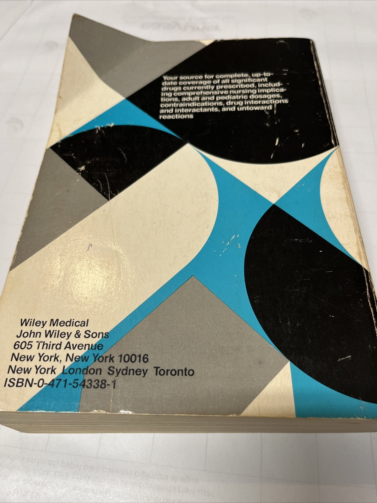 The Nurse's Drug Handbook Wiley Medical Pub Loebl, Suzanne; Spratto, George