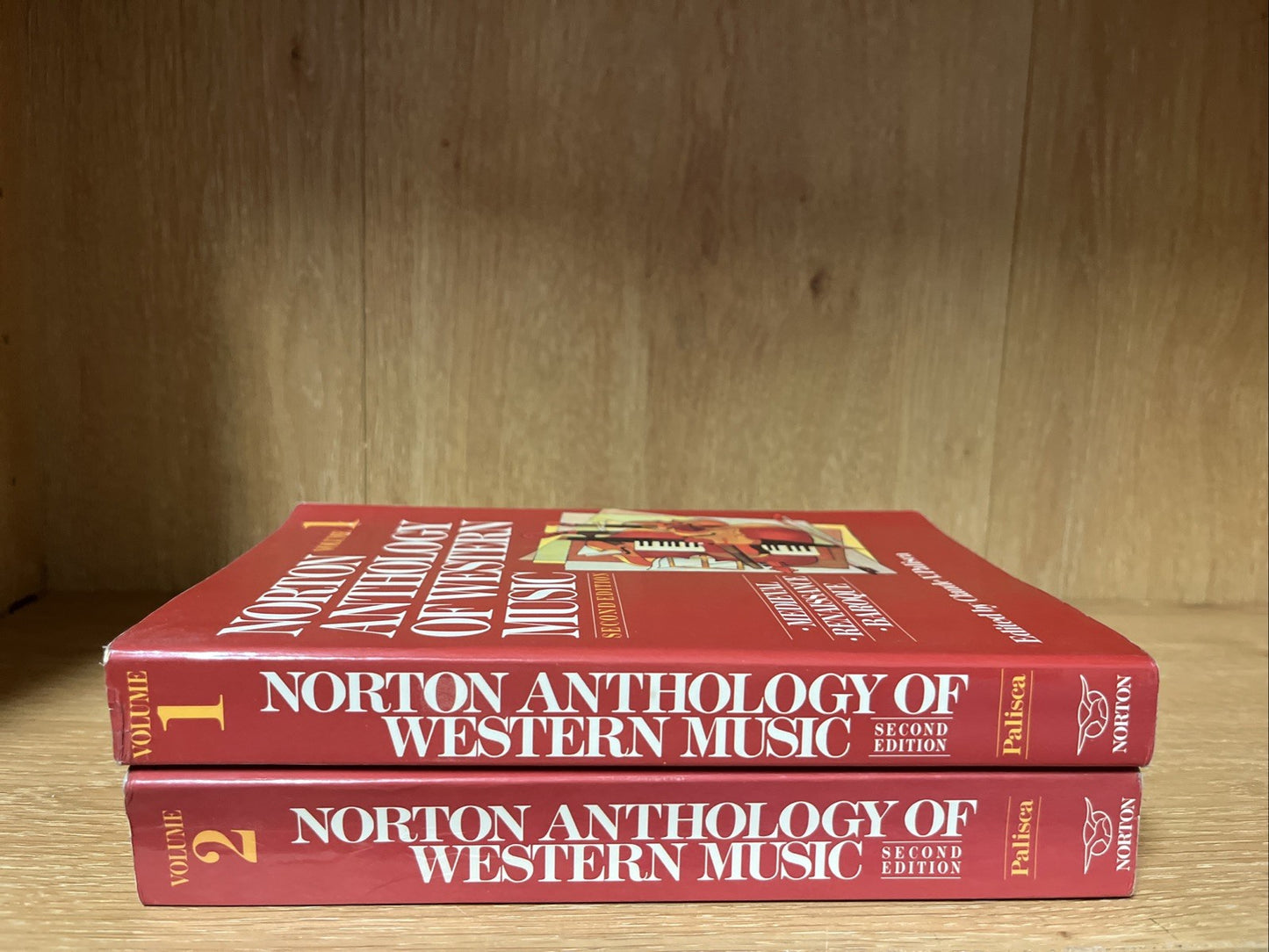 Norton Anthology of Western Music Second Edi Vol. 1 -2 Classic  Romantic Modern