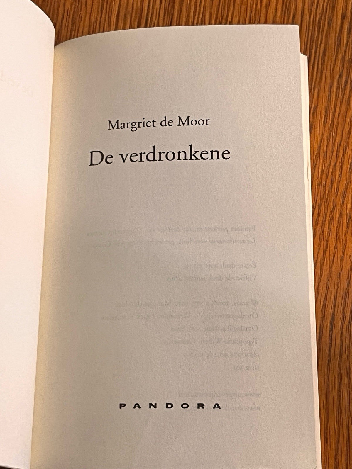 De verdronkene Margriet de Moor