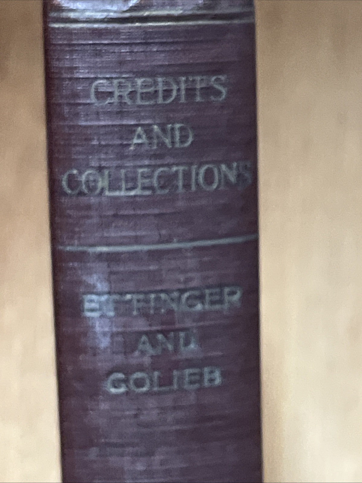 Credits and Collections Richard Ettinger & David Golieb Vinyl Bound 3rd ED 1921