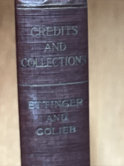 Credits and Collections Richard Ettinger & David Golieb Vinyl Bound 3rd ED 1921