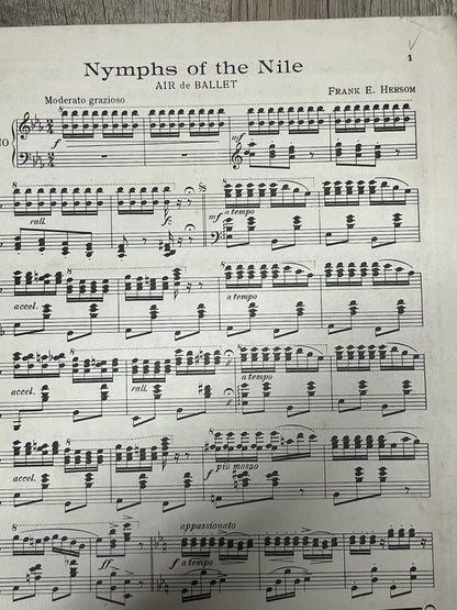 Jacob's Piano Folio No.1 of Ballets & Concert Waltzes for the Ball Room..(1919)