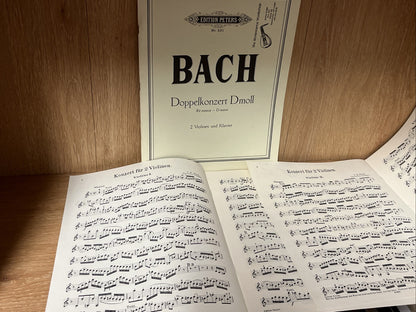 Bach Doppelkonzert Dmoll Sheet Music Edition Peters 231 🎻 Concerto 2 Violins