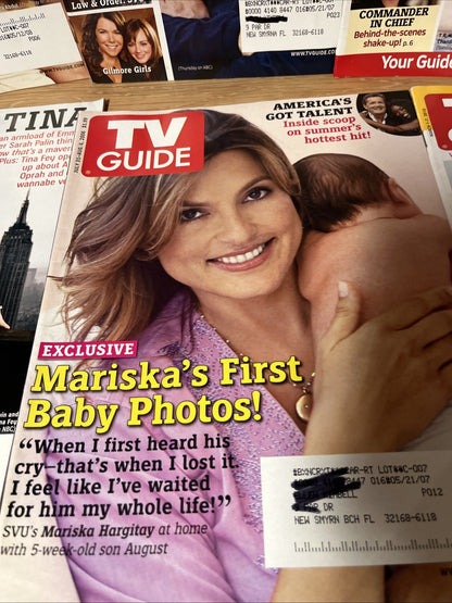 2000'S LOT OF 22 TV GUIDE MAGAZINES 2005 2006 2007  2008 2009 2010 2011
