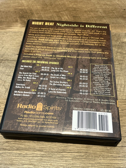 Night Beat: Nightside Is Different (2009, 16 Episodes On, 8-Audio CDs Set)