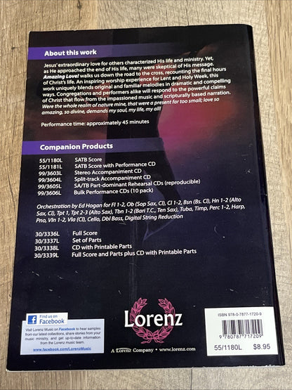 AMAZING LOVE!: RECALLING CHRIST'S SACRIFICE By Lloyd Larson & Joel Raney