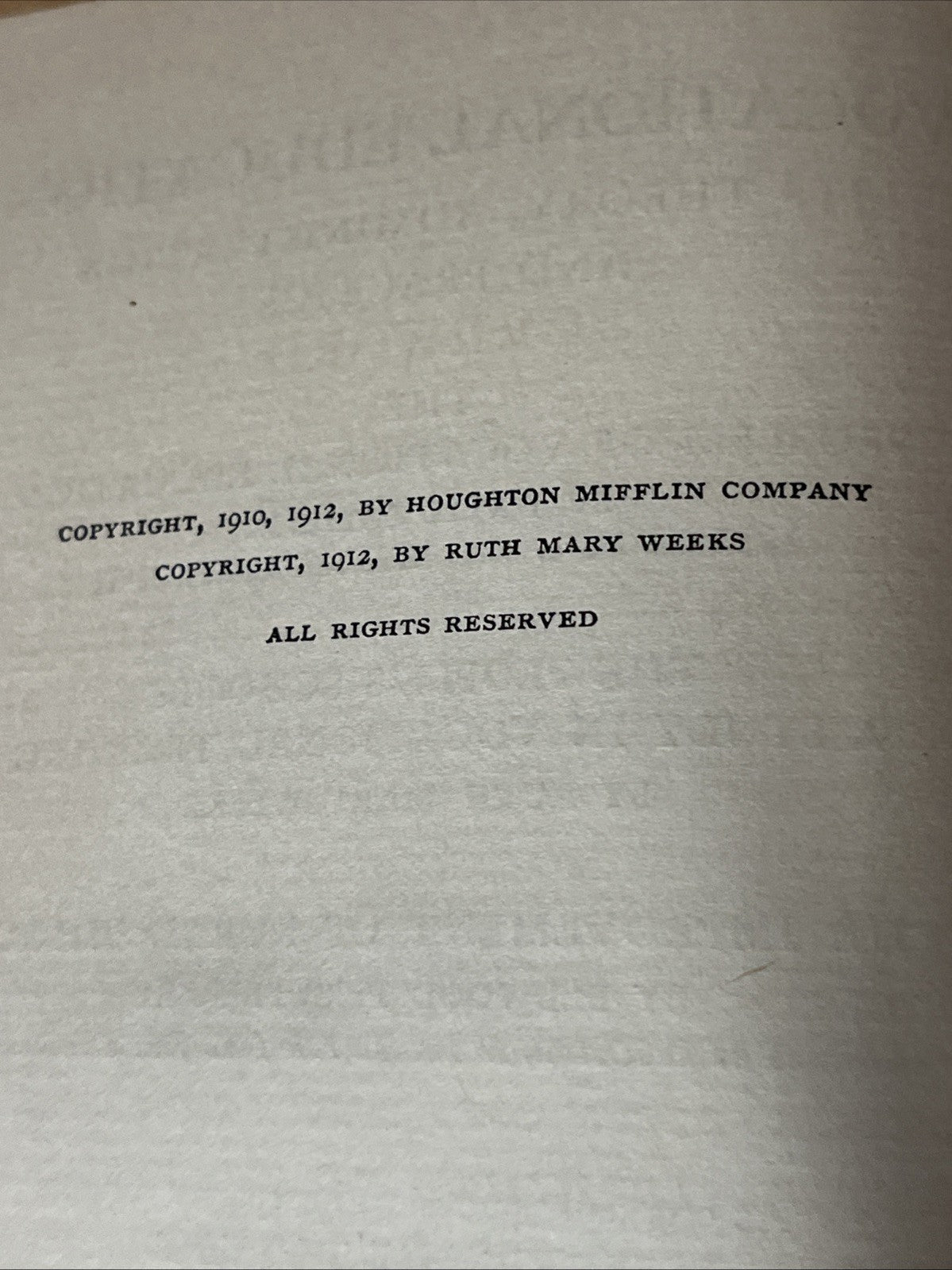 Vocational Education: Its Theory, Administration & Practice.. Snedden Weeks 1912
