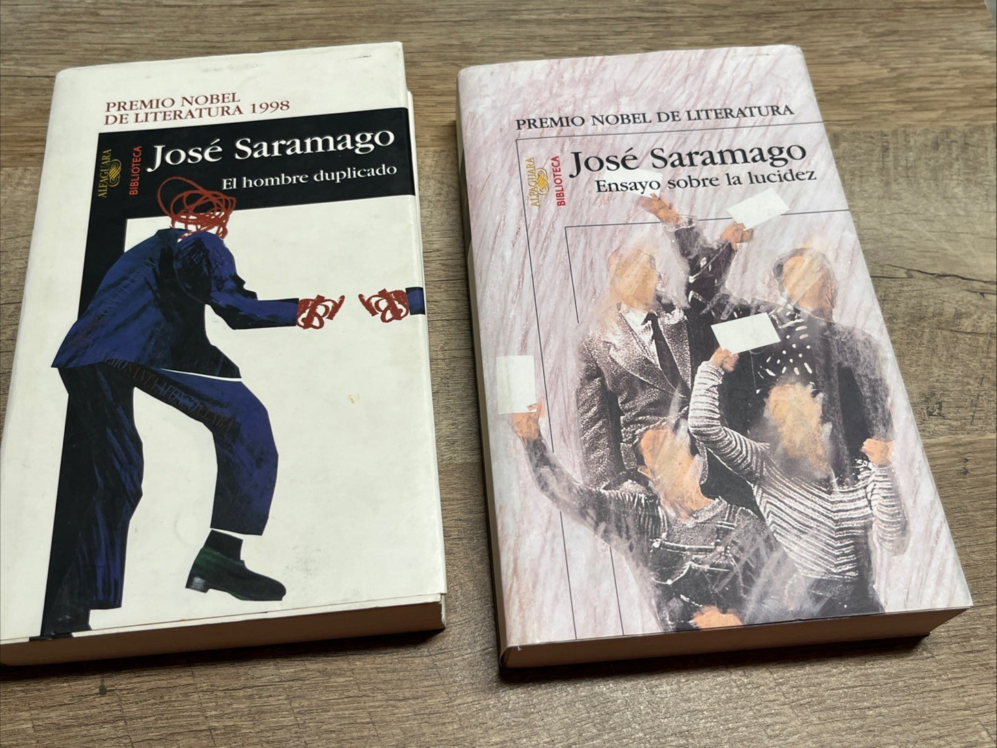 Jose Saramago ENSAYO SOBRE LA LUCIDEZ Y El Hombre Duplicado (SPANISH)