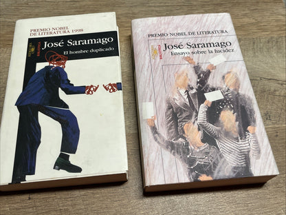 Jose Saramago ENSAYO SOBRE LA LUCIDEZ Y El Hombre Duplicado (SPANISH)