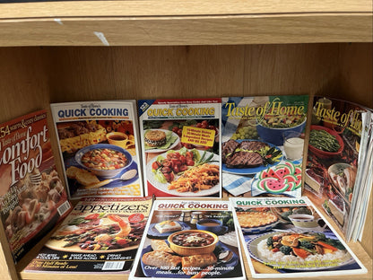 Lot of 4 Taste of Home Quick Cooking & Eating Well Magazine Back Issues