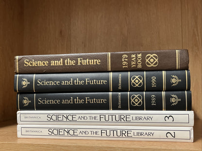 Science and the Future Library 1- 3 Yearbook |Britannica 1989-1990 & 1979 Yearbk