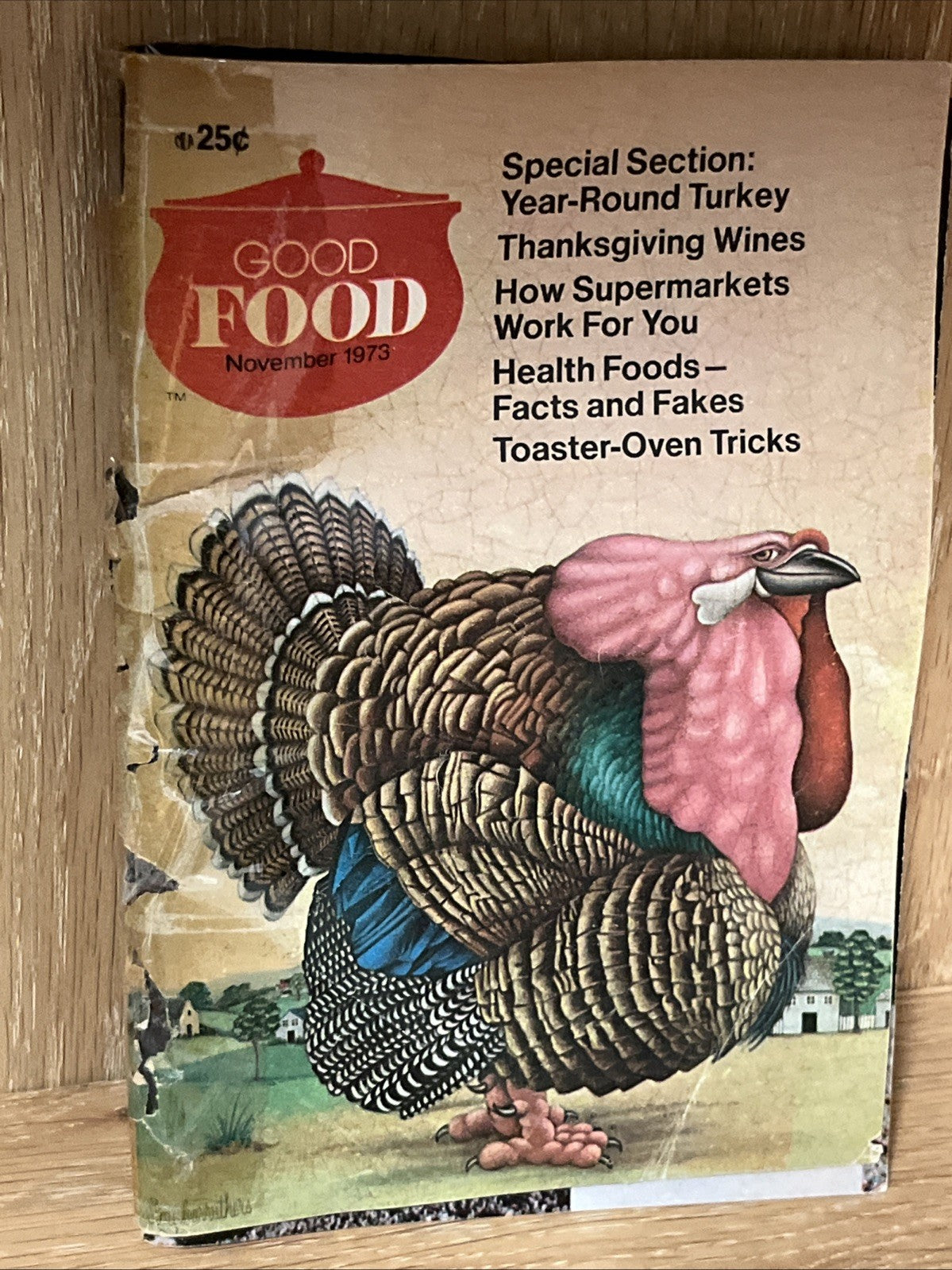 GOOD FOOD Vintage Magazine Recipes Turkey, Miracle Meal,weightlos 1973/1974/1986