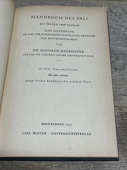 INDOGERMANISCHE BIBLIOTHEK HERAUSGEGEBEN HANS KRAHE Erstwhile Reibe LEHR 1951