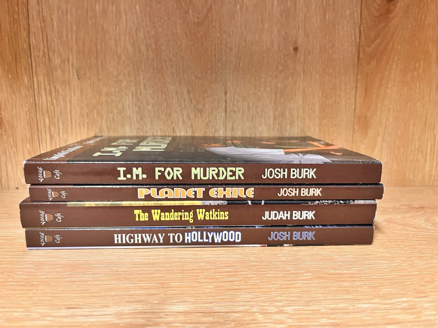 Vocab Cafe SAT Prep Books Set of 4 Stories by Josh Burk