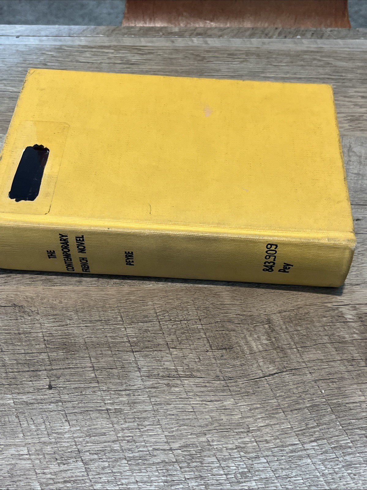 The Contemporary French Novel (Henri Peyre - 1955) HC/no DJ