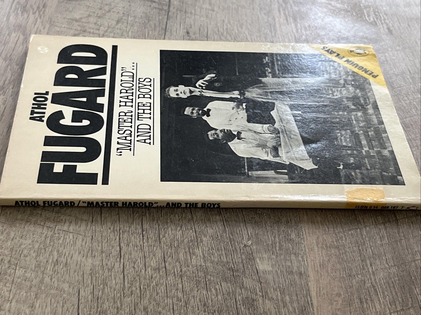 Master Harold And The Boys/Penguin Plays/Athol Fugard/1984/RARE