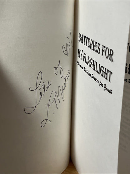 Lajoyce Martin batteries for my flashlight SIGNED-COPY 1995