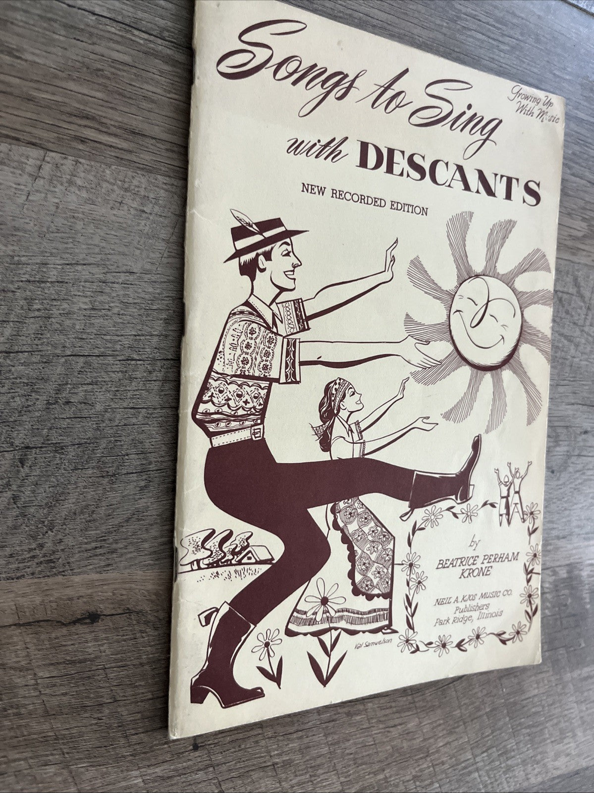 Songs To Sing With Descants New Recorded Ed by Beatrice Perham Krone 1940