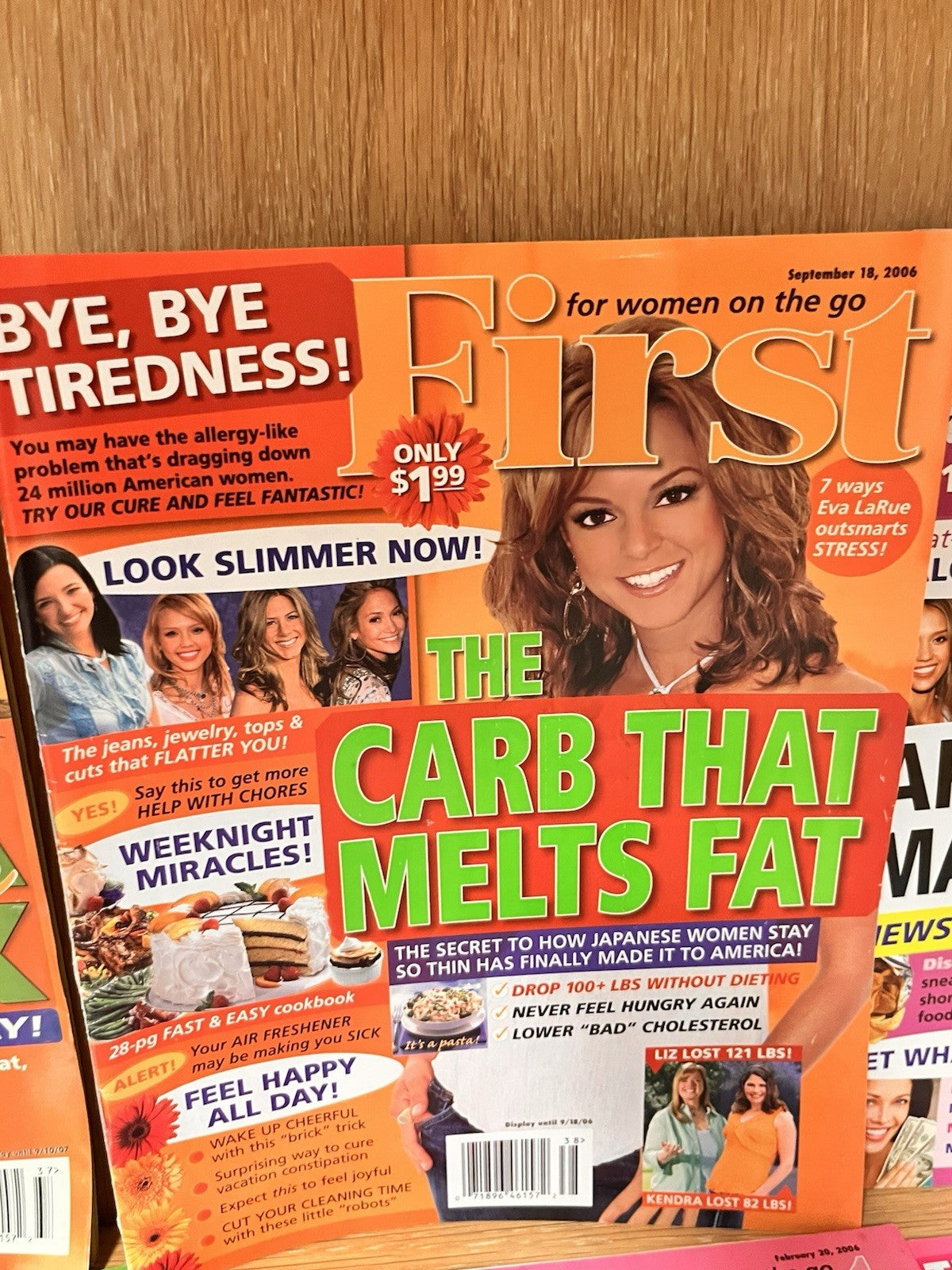 First for Women Magazine On the go Lot of 8  Issue -The Cab That Melt Fat