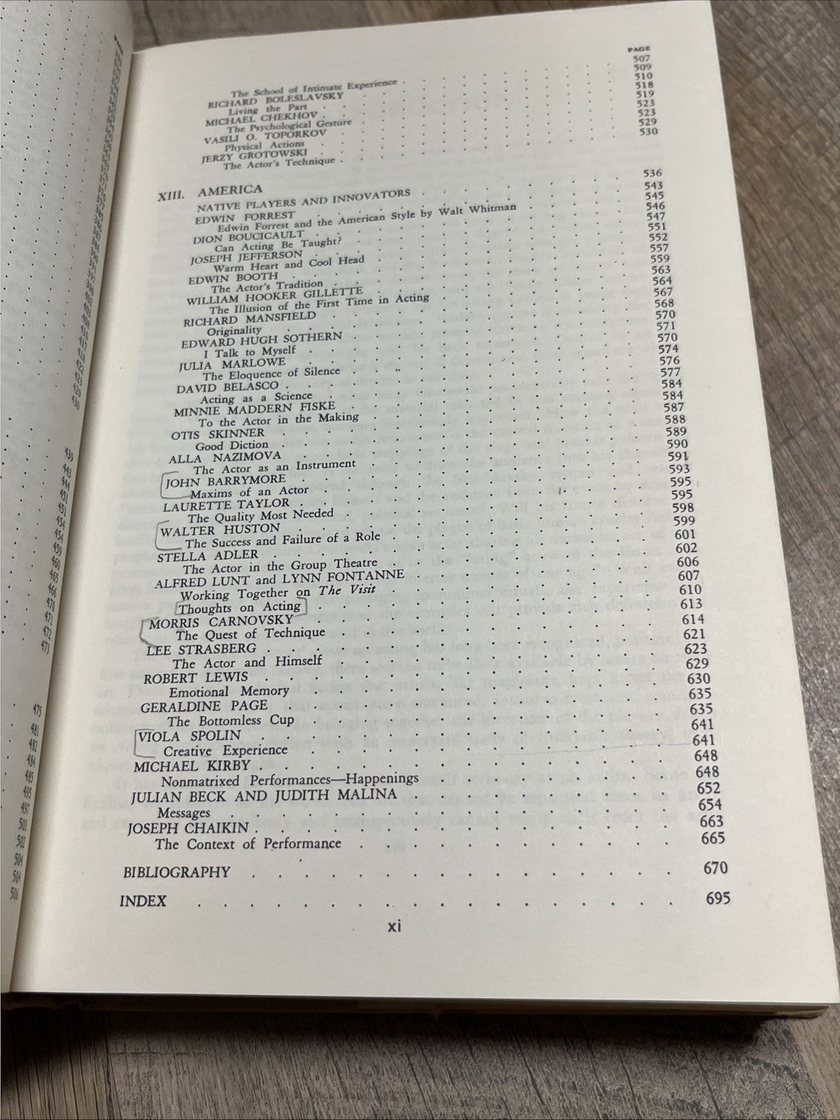 Actors on Acting edited by Toby Cole & Helen Krich Chinoy