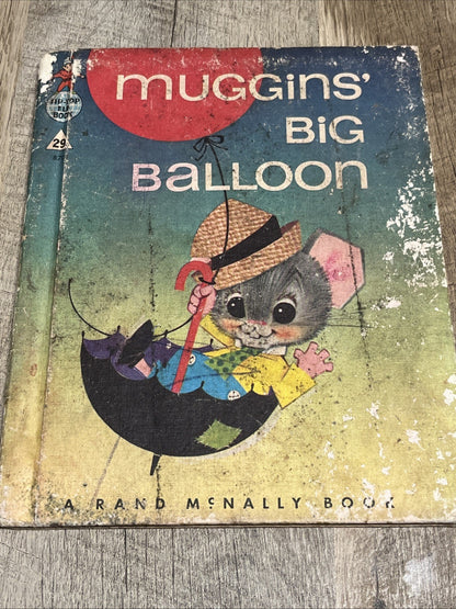MUGGINS' BIG BALLOON RAND MCNALLY BOOK 1st Edition 1856 MARJORIE BARROWS