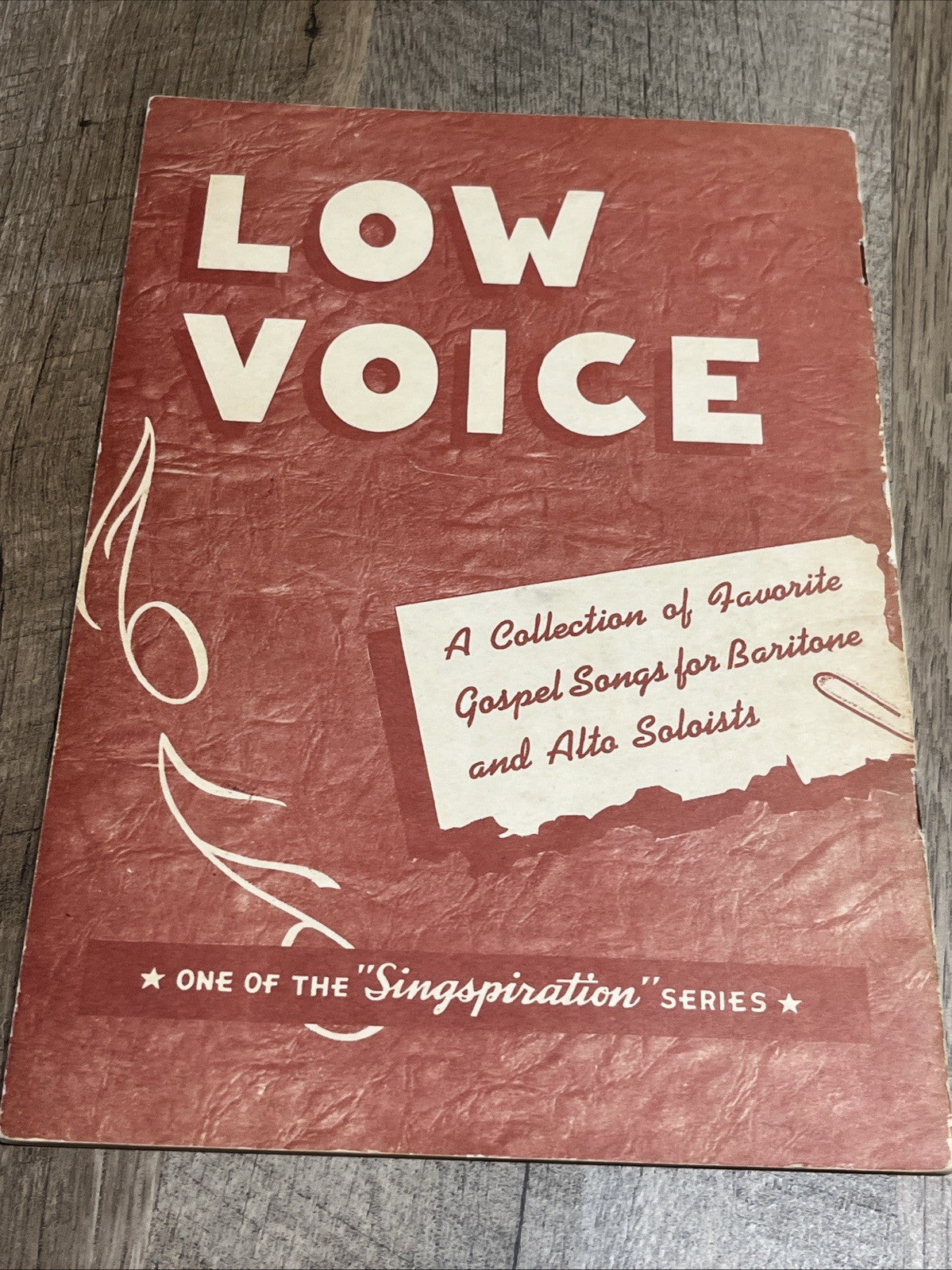 Low Voice No 5  Sheet Music Book  A Collection Of Gospel Songs Baritone ..