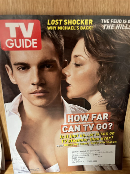 TV GUIDES LOT OF 22  MAGAZINES NCIS Dynamic Duo, Lost, Hot Bods! 2006 -2011