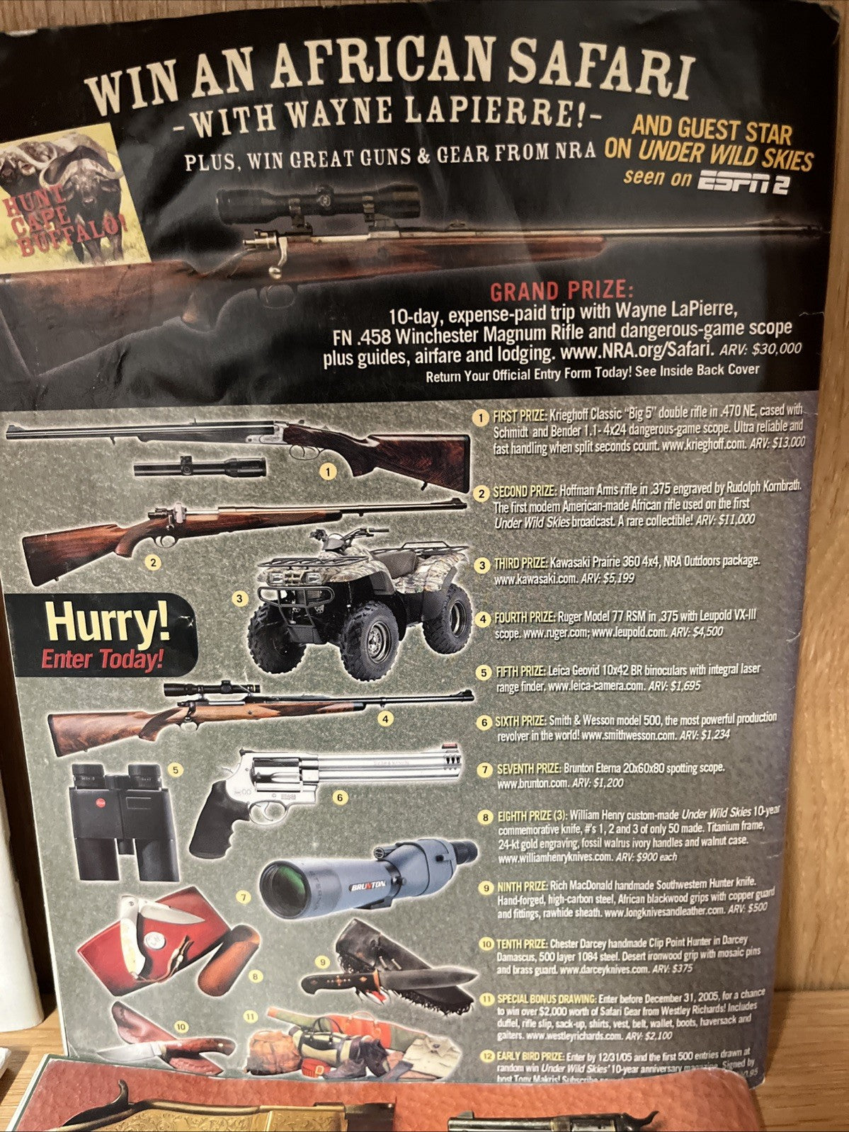 american rifleman magazine lot 4 Vintage American  Hunting NRA 2004/2005