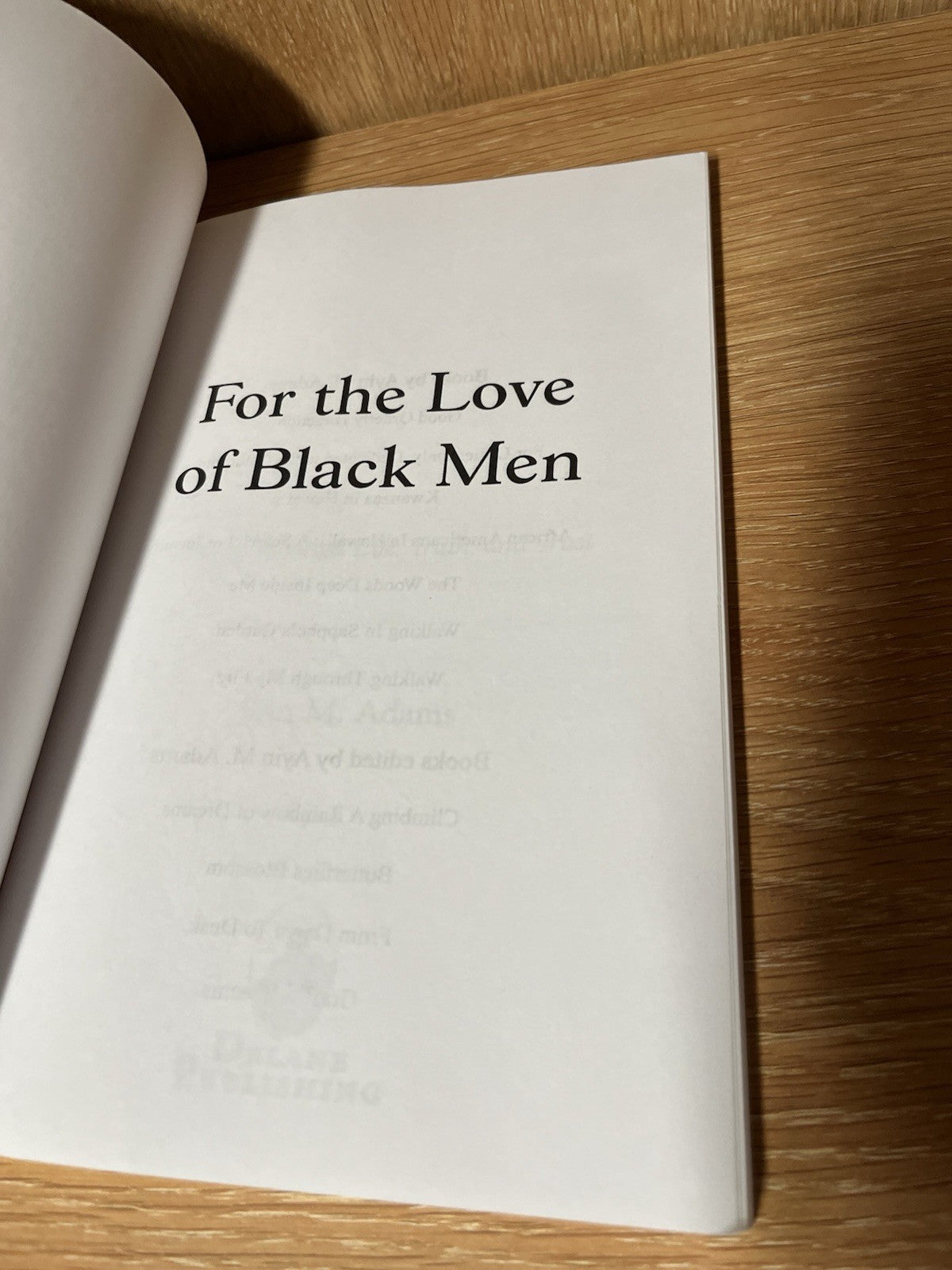 For the Love of Black Men: Poems on Change, Life, Truth, and Trust (Paperback or
