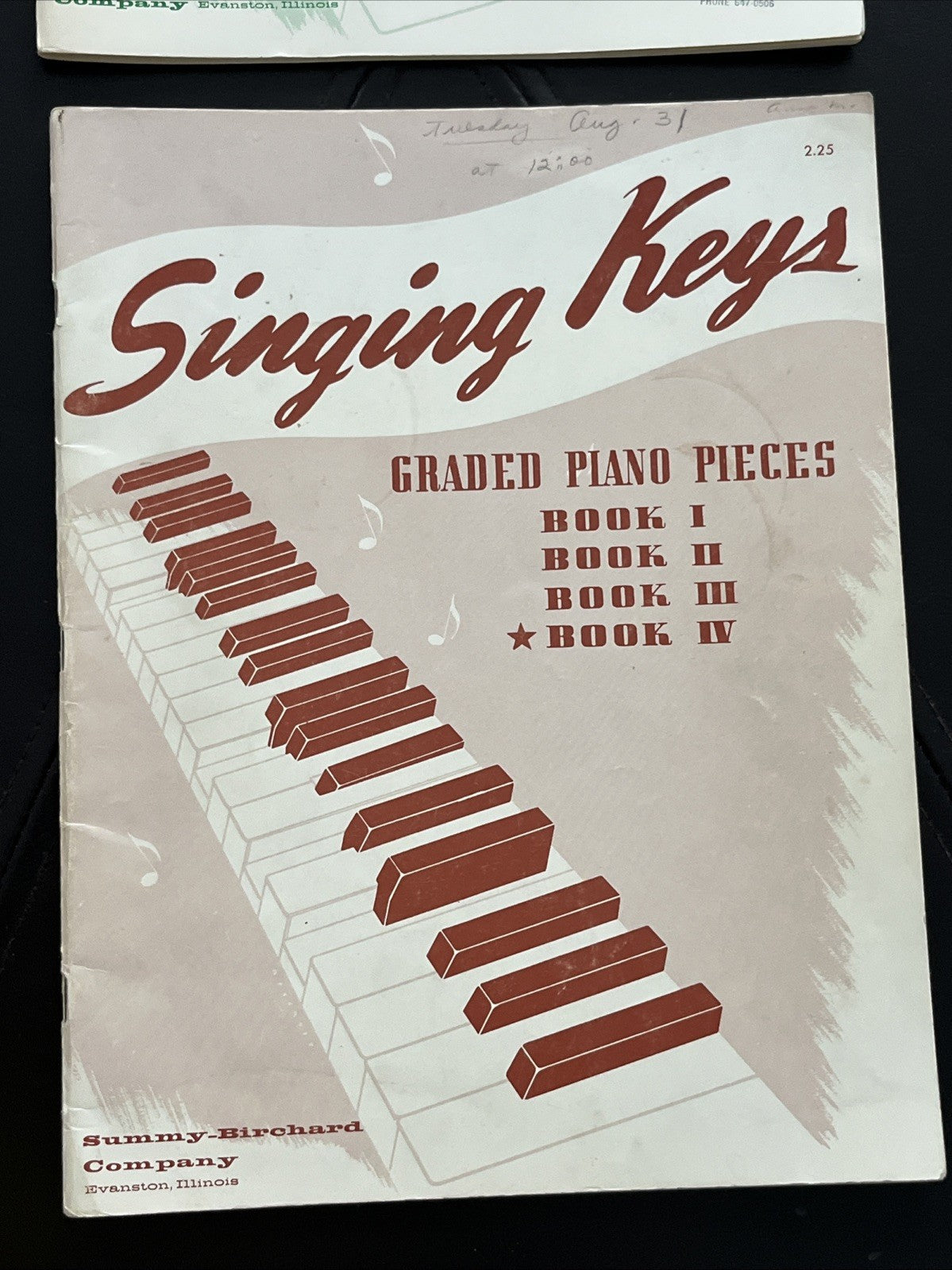 Singing Keys Graded Piano Pieces Book 3 and 5  ( 1946 / 1947 )