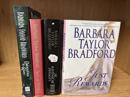 Barbara Taylor Bradford Lot of 4 Hardcover Book