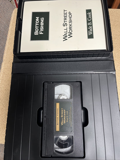 Wall Street Investing Workshop 6 Lot 7 VHS Cassette &3 Workbook Wade Cook