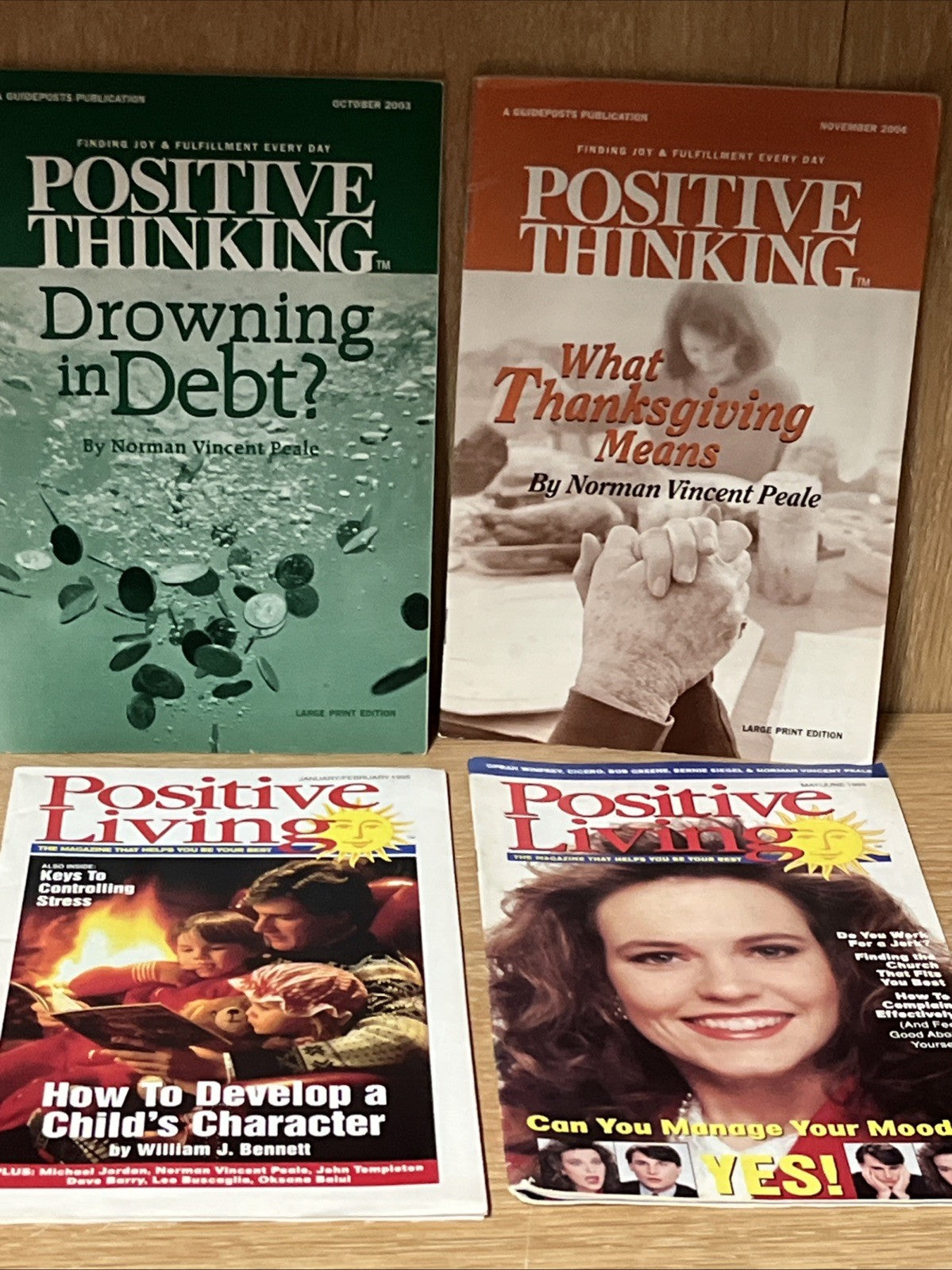 Positive Living Lot 4 The Magazine That Helps/Finding Joy..1995/2003/2004