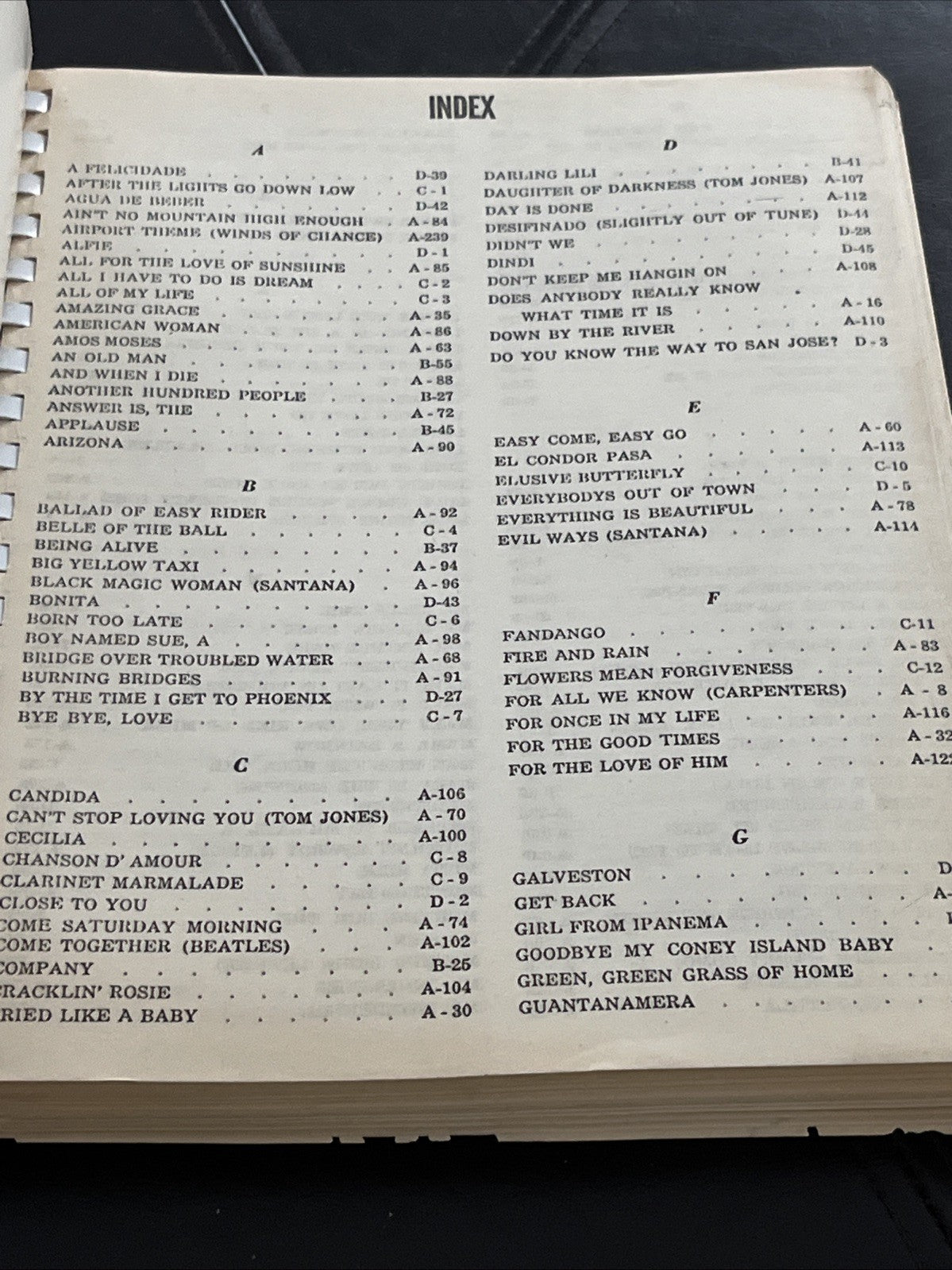 Requestfully Yours Sheet Music,Four Individually Indexed Sections Of Todays Hits