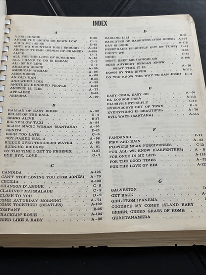 Requestfully Yours Sheet Music,Four Individually Indexed Sections Of Todays Hits