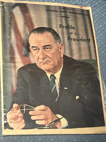 Profile of a President, Bartlesville Sunday Examiner-Enterprise. April 12, 1964