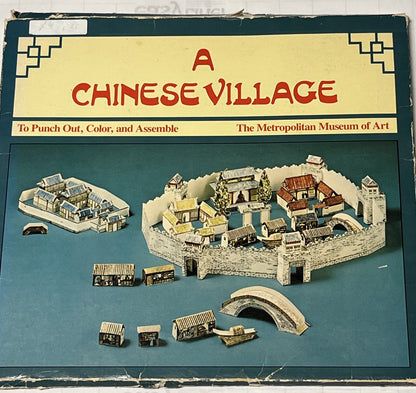 the metropolitan museum of art A CHINESE VILLAGE to punch out color and assemble