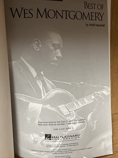 Best of Wes Montgomery: Guitar (Signature Licks) by Wolf Marshall With CD TAB