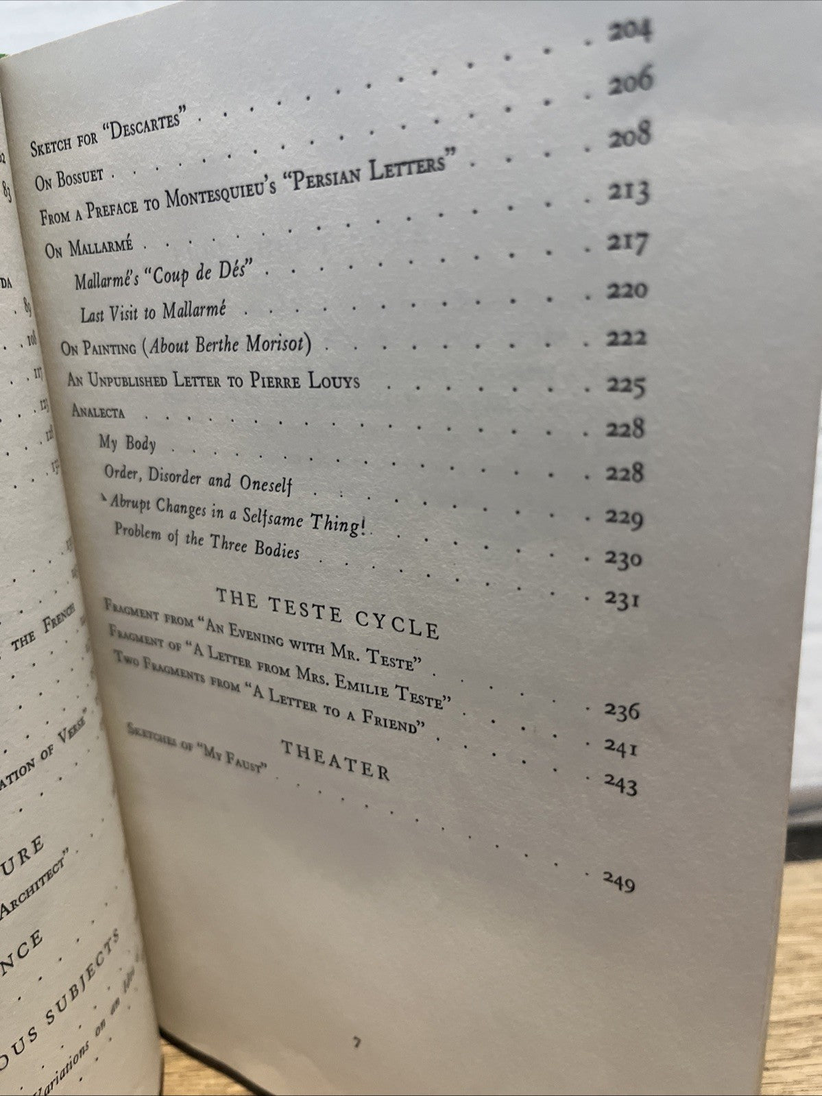Paul Valery : SELECTED WRITINGS OF PAUL VALERY 1964 First paperback Edition