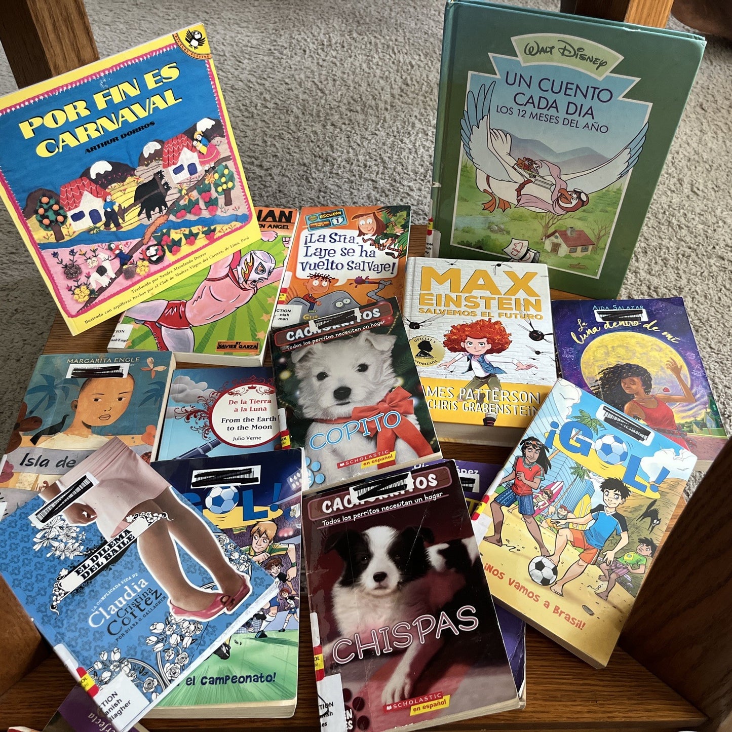 Lot of 11 Spanish Espanol Kids, Young adult Y Adult ESL Book MIX UNSORTED