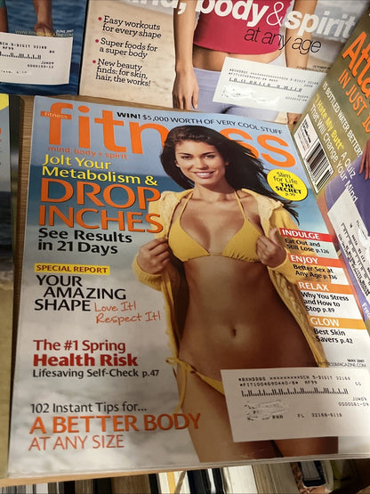 8 PC Fitness Magazine  WALK IT OFF Bikini Abs Flat , Bell Bulge Weight loss