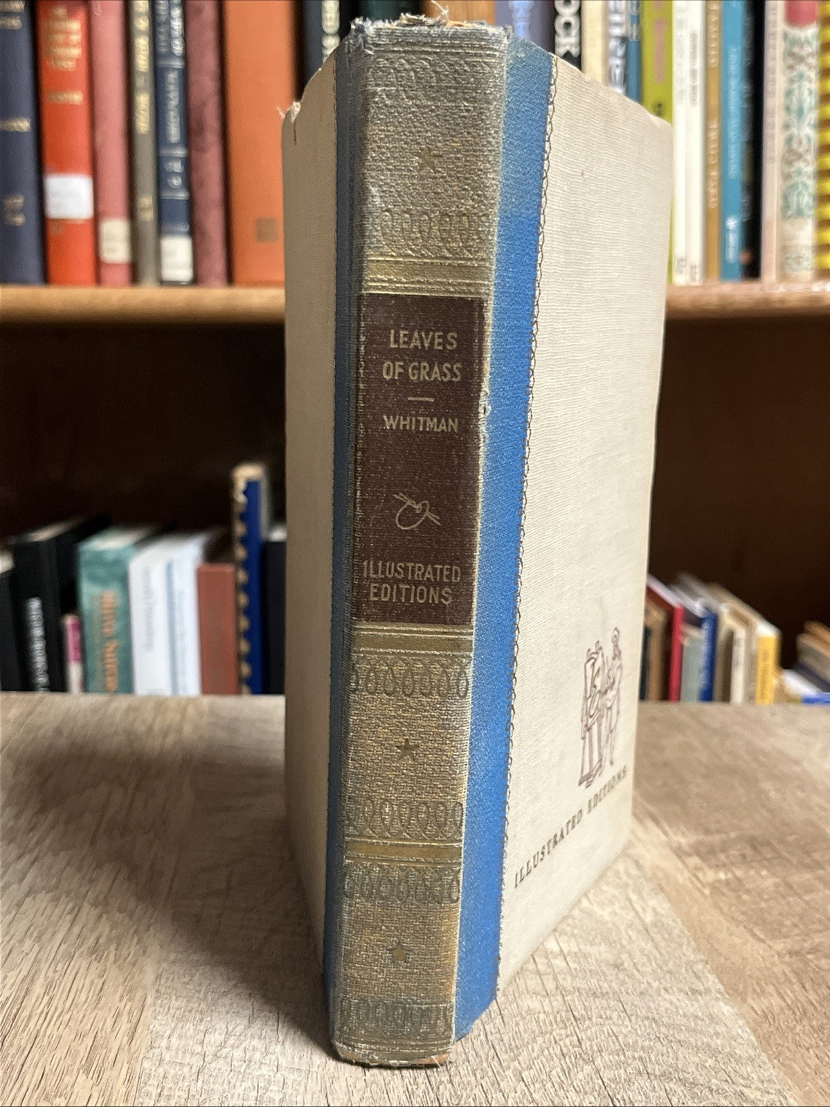 LEAVES OF GRASS Walt Whitman The World Publishing 1942 Vintage Vintage Book
