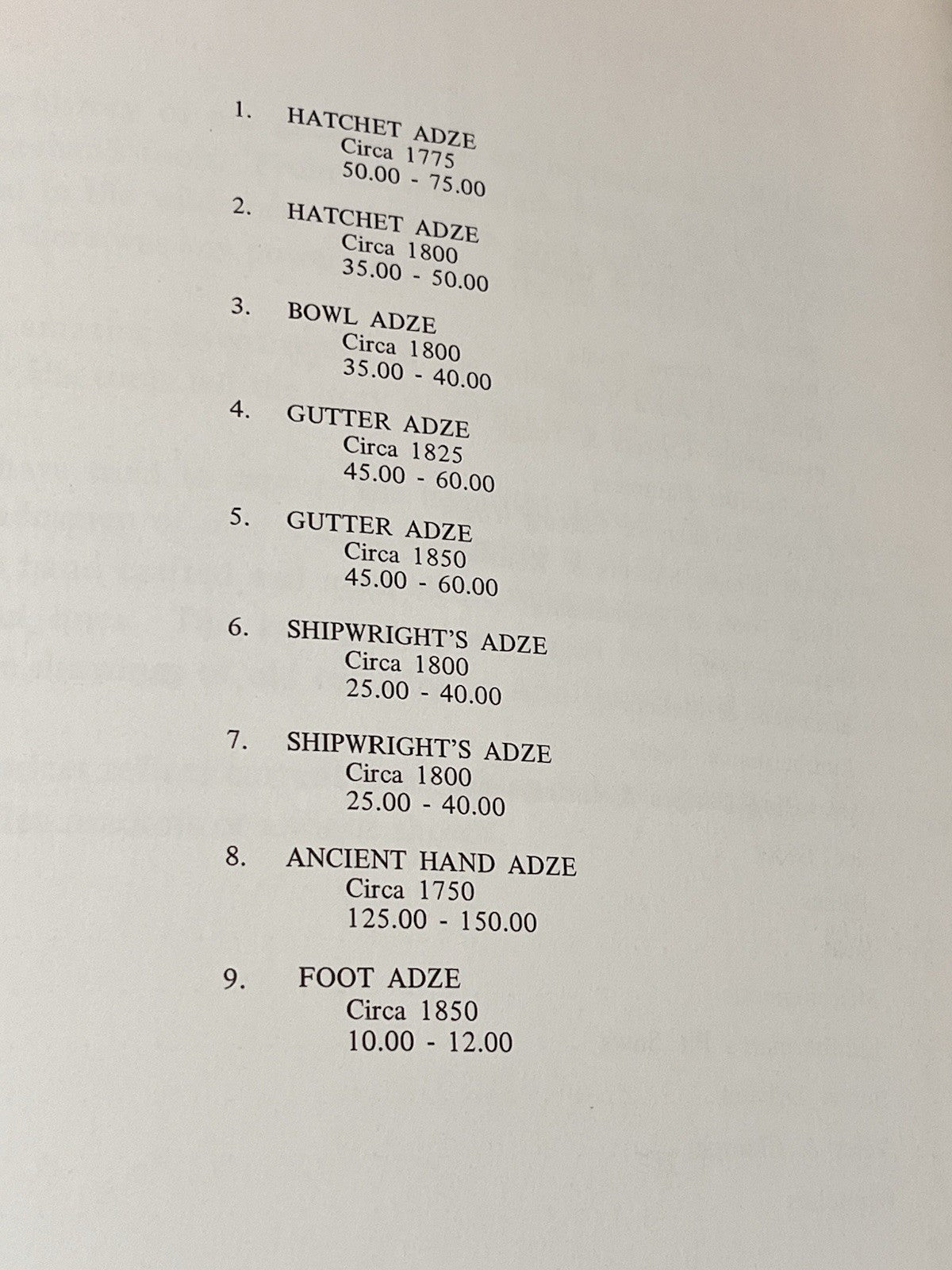 Vintage 1975 ANTIQUE TOOLS: AN ILLUSTRATED VALUE GUIDE By Conover Hill VG+