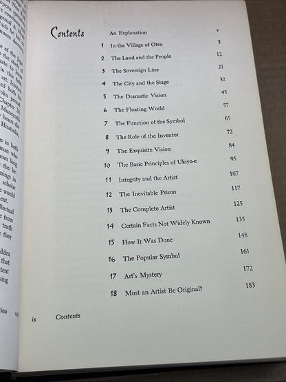 The Floating World First Edition James A. Michener (HC, NDJ, 1954) Random House